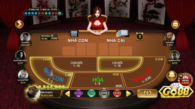 Thuật ngữ thường gặp trong baccarat 